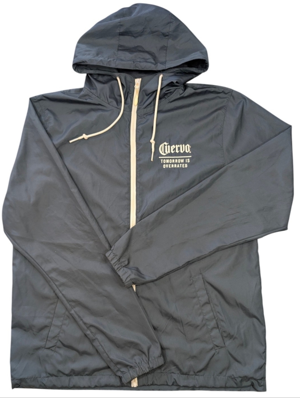 CUERVO Tomorrow Is Overrated  2017 Promo Windbreaker. Medium. Ind't Trading Co
